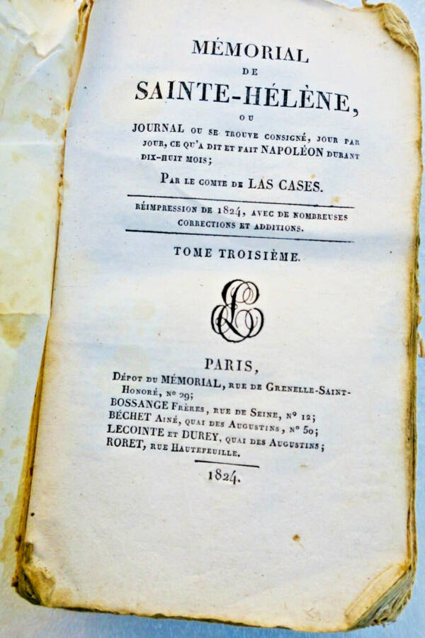 Napoleons Journal aus dem Exil