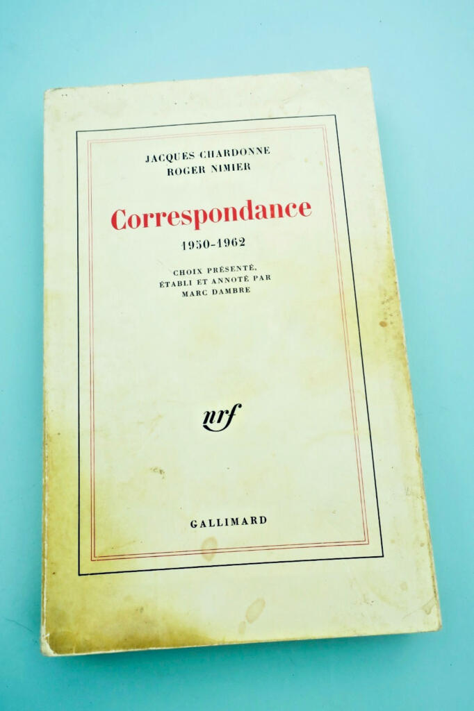 フランス人作家による往復書簡、1950年~1962年