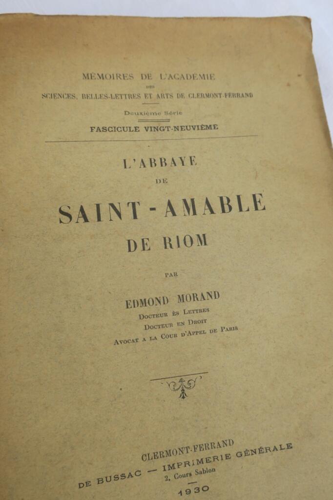 History of Abbazia Di Saint-Amable