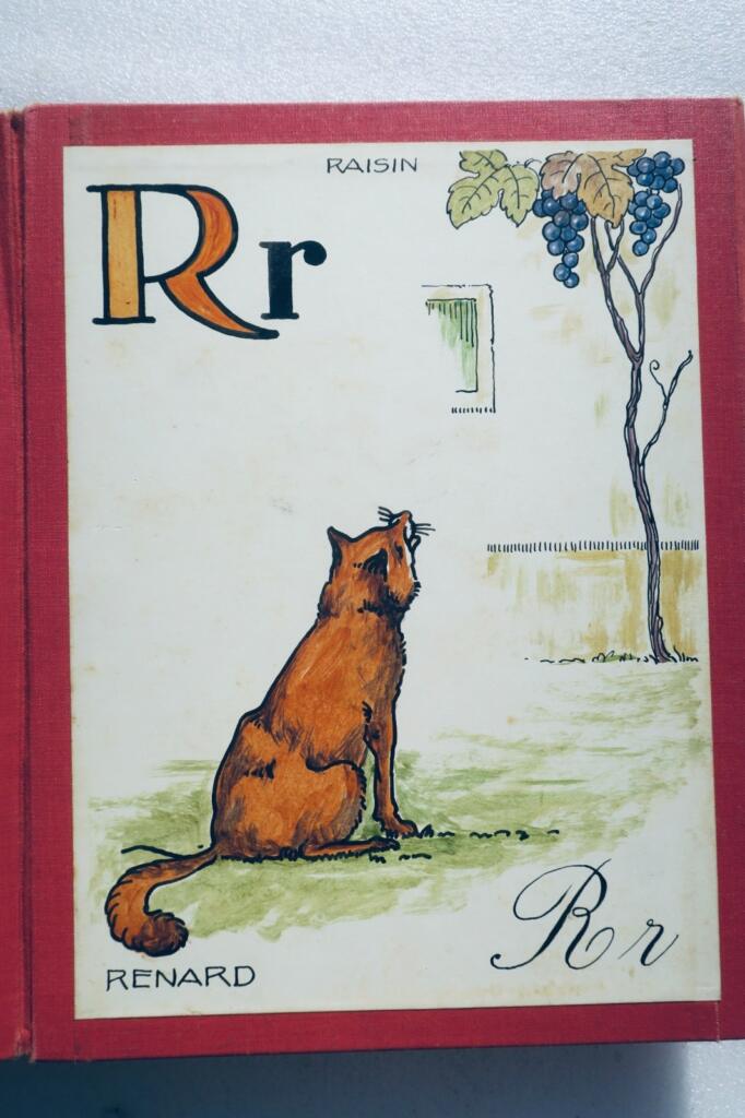 ABCédaire R. Hofer 1933 27 planches cartonnées coloriés à la main