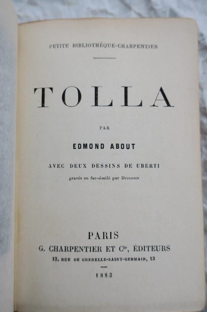 Study of Tolla with Illustrations