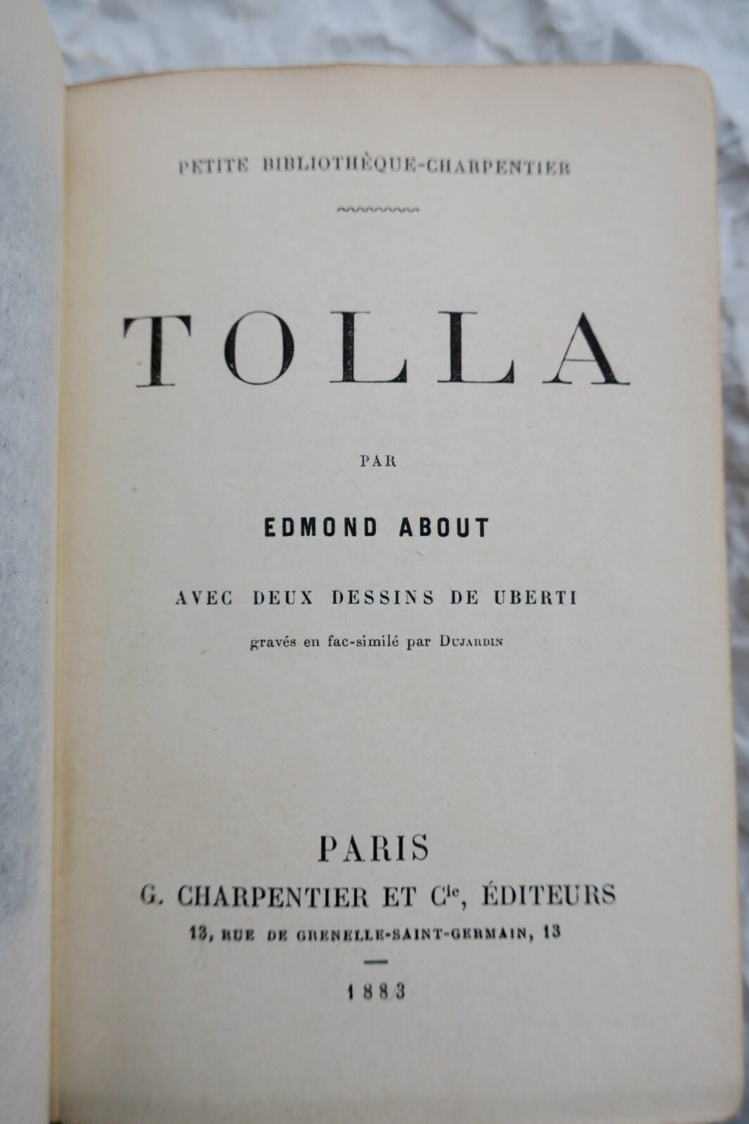 Tolla: A 19th-Century Parisian Tale with Illustrations – Image 6