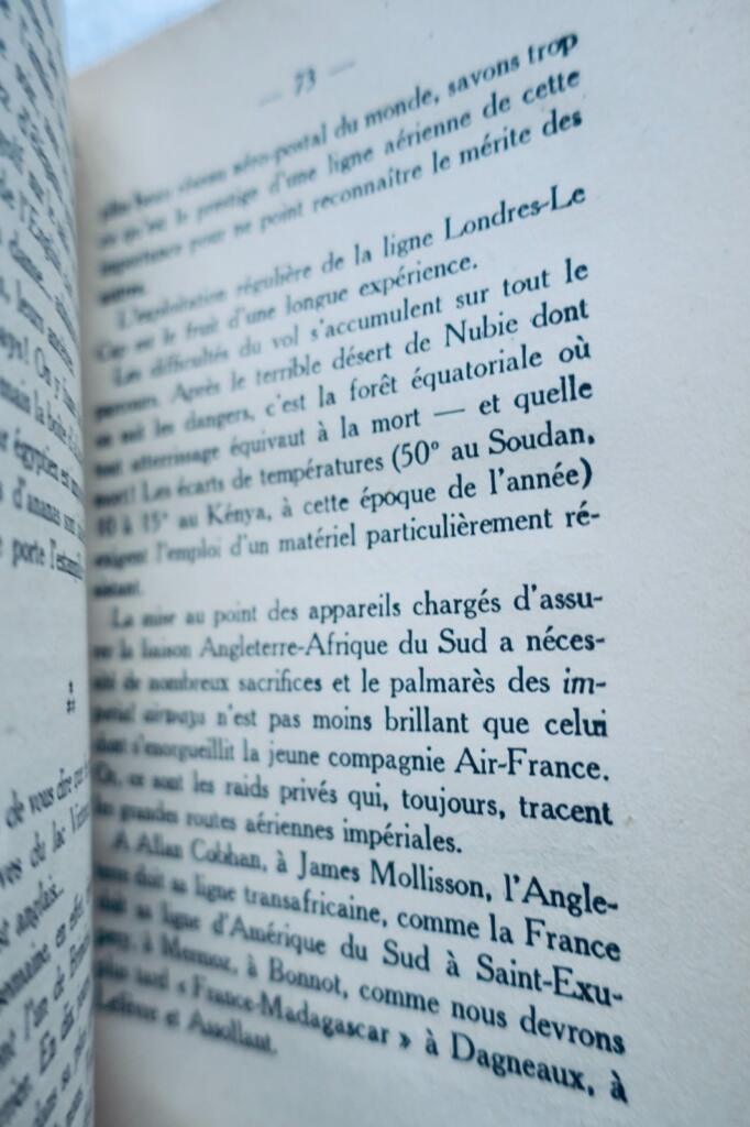 1935年、空の航跡:セルジュ・イーブのアフリカ空の旅