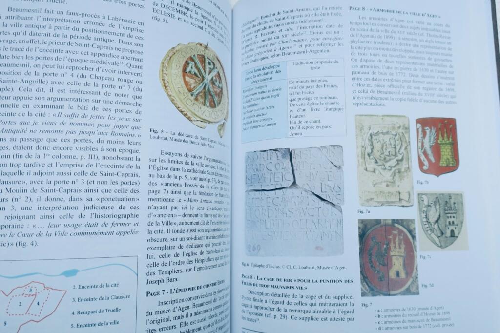 Agen 47 Antiquités de la ville d&rsquo;Agen : le manuscrit de Pierre de Beaumesnil