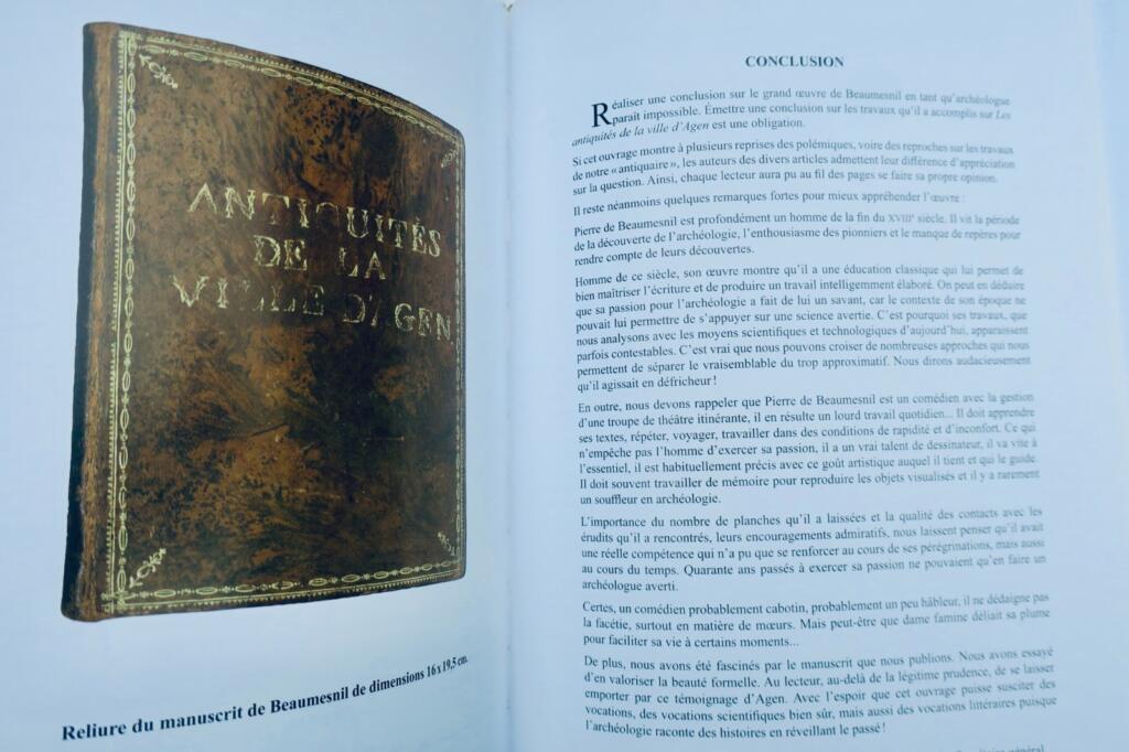 Agen 47 Antiquités de la ville d&rsquo;Agen : le manuscrit de Pierre de Beaumesnil
