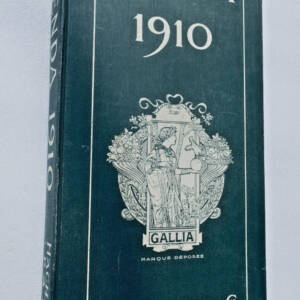 agenda 1910 Gallia 16 x 36 cm. vierge