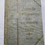 agenda des banquiers et des capitalistes 1903