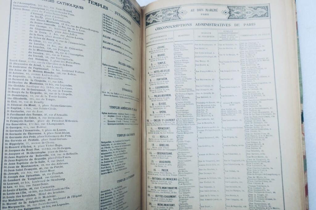 AGENDA DU BON MARCHE 1923