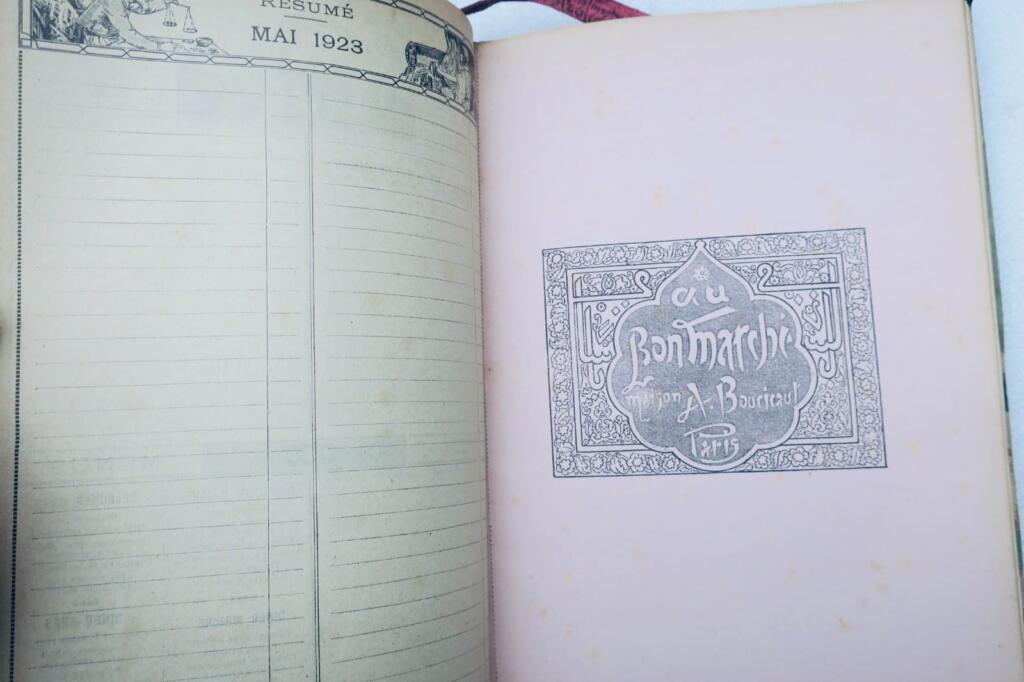 AGENDA DU BON MARCHE 1923