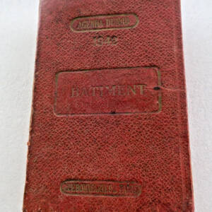 AGENDA DUNOD 1942 - BATIMENT / A L'USAGE DES INGENIEURS, ARCHITECTES, ENTREPR...