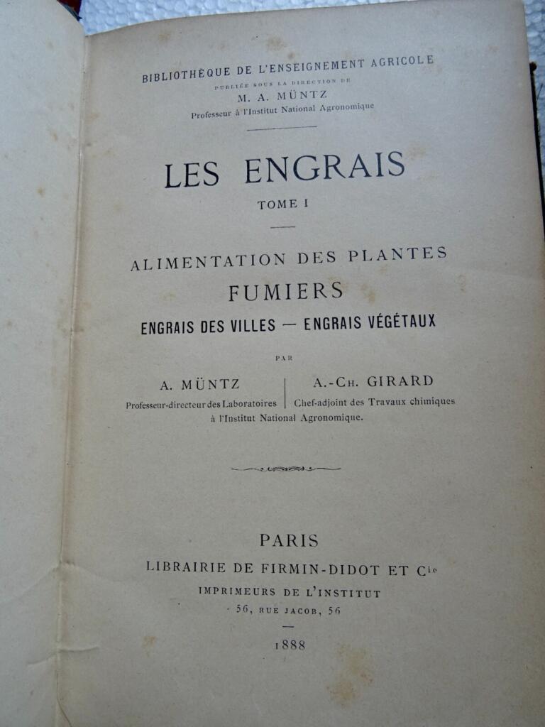 Umfassendes Handbuch der Agardüngemittel