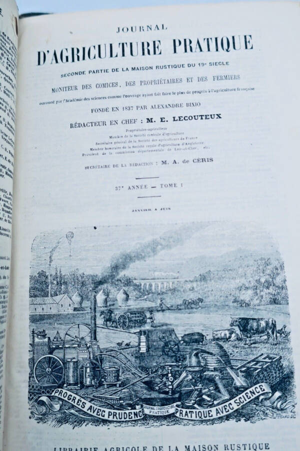 Agriculture JOURNAL D'AGRICULTURE PRATIQUE