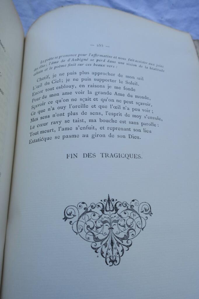 Insights into Agrippa D'Aubigné's works