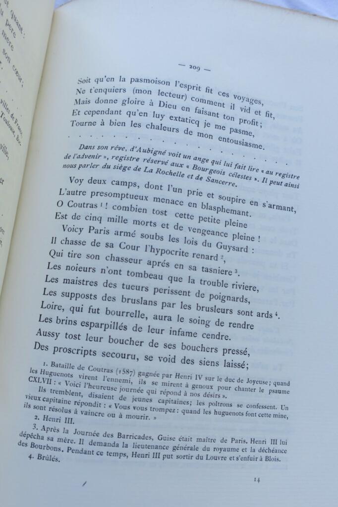Insights into Agrippa D'Aubigné's works