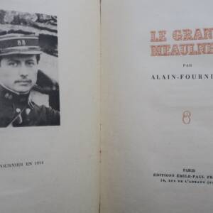 ALAIN-FOURNIER Le Grand Meaulnes 1946