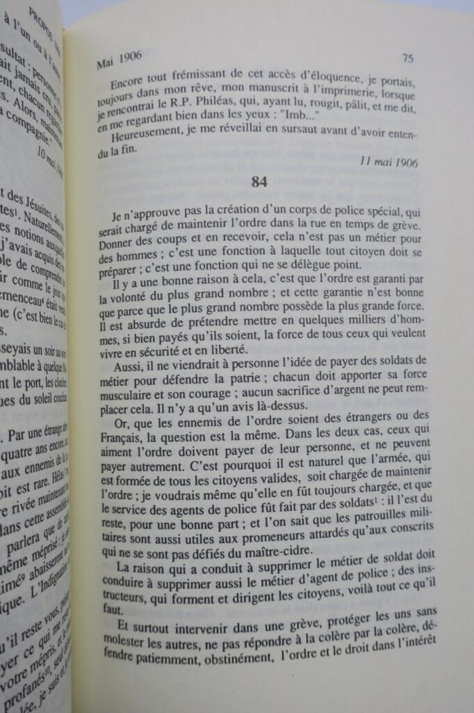 ALAIN Les propos d&rsquo;un Normand de 1906