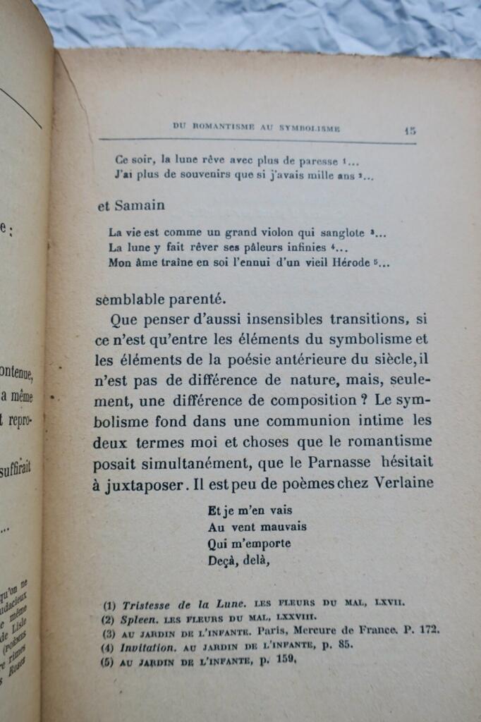 Der Symbolist Albert Samain mit Autorenwidmung