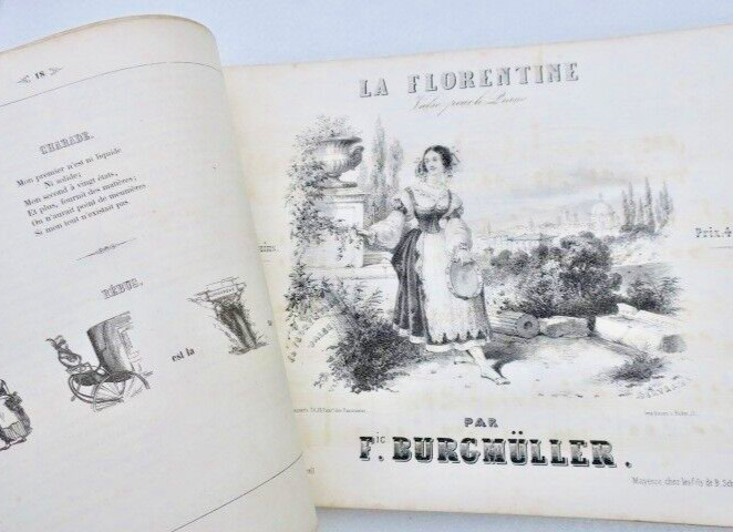 1848 Parisian ladies' almanac with lithographs - Image 10