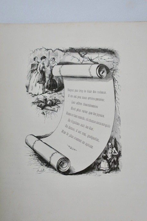 1848 Parisian ladies' almanac with lithographs - Image 9