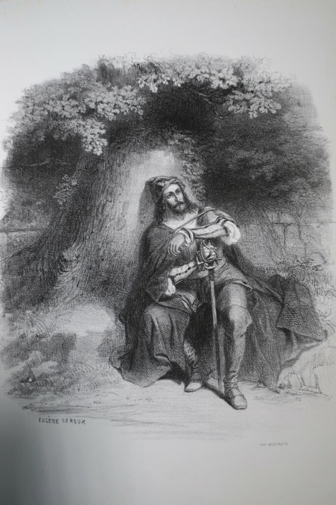 Elegant lithographs from 1844
