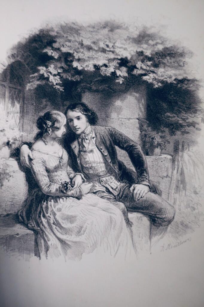 Elegant lithographs from 1844