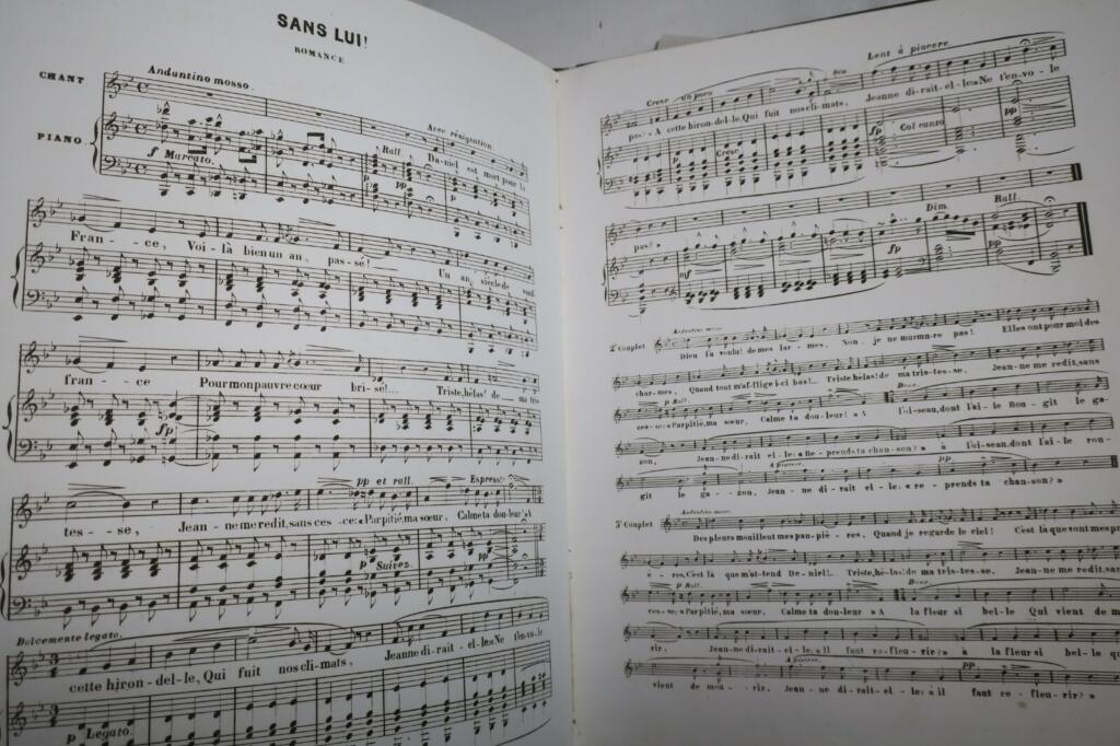 Elegant lithographs from 1844