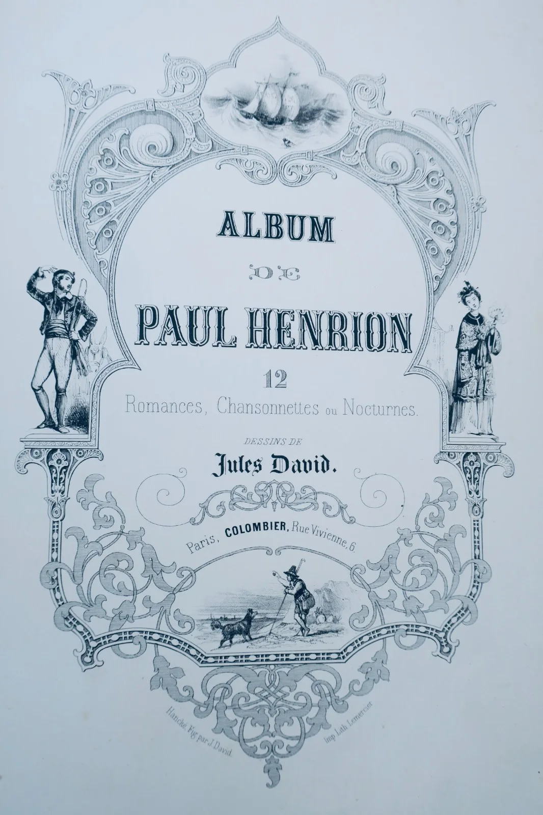 Album de P. Henrion, 1846, illustré par David - La Librairie Antique