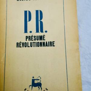 Alexandre, Maxime P.R. Présumé Révolutionnaire