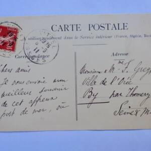 Alfred Berl carte autographe signée