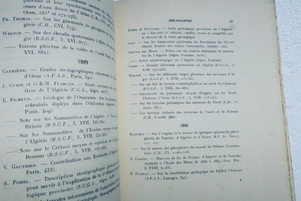 Algerian and North African Geology Since 1830