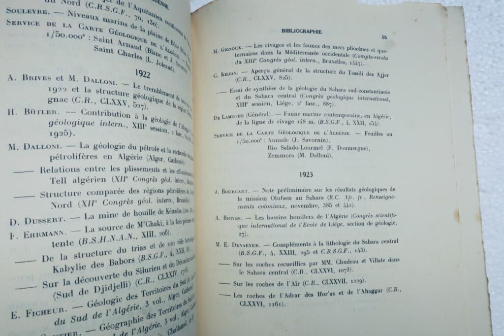 Algerian and North African Geology Since 1830