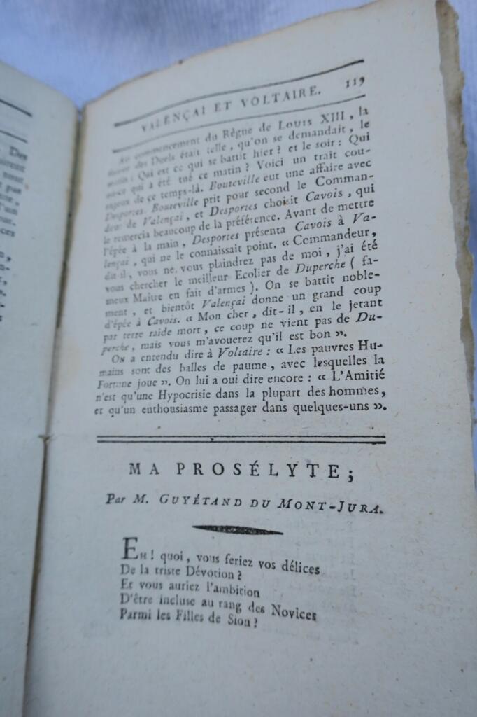 Literary Almanac from 1791