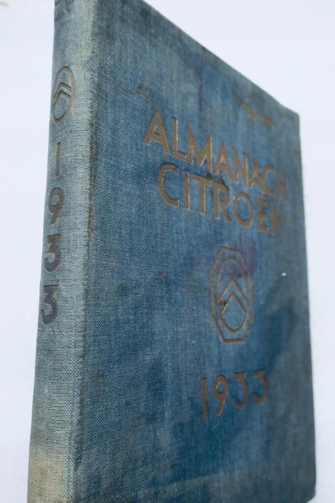 ALMANACH CITROËN 1933 – Petite encyclopédie de l&rsquo;automobile à l&rsquo;usage…