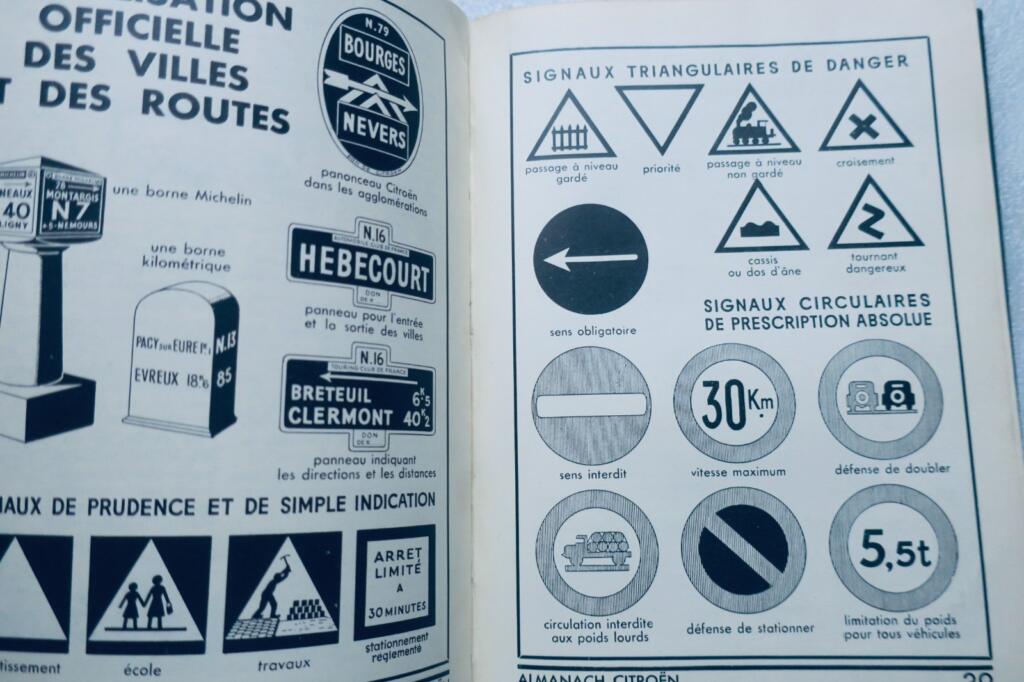 ALMANACH CITROËN 1933 – Petite encyclopédie de l&rsquo;automobile à l&rsquo;usage…