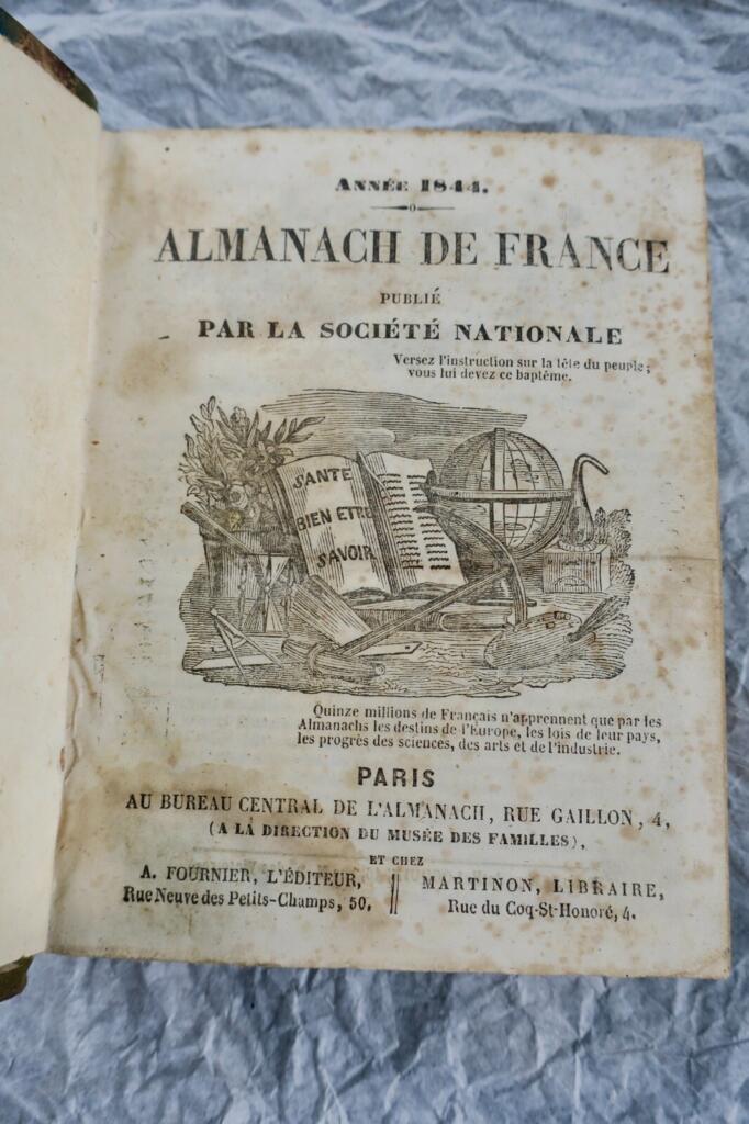 Französischer Almanach 1844-1846