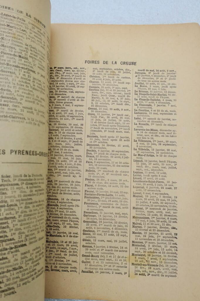 Jährliches Almanach von La Dépêche
