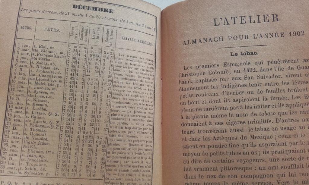 Almanach de l&rsquo;Atelier pour l&rsquo;année 1902 Victor Rétaux