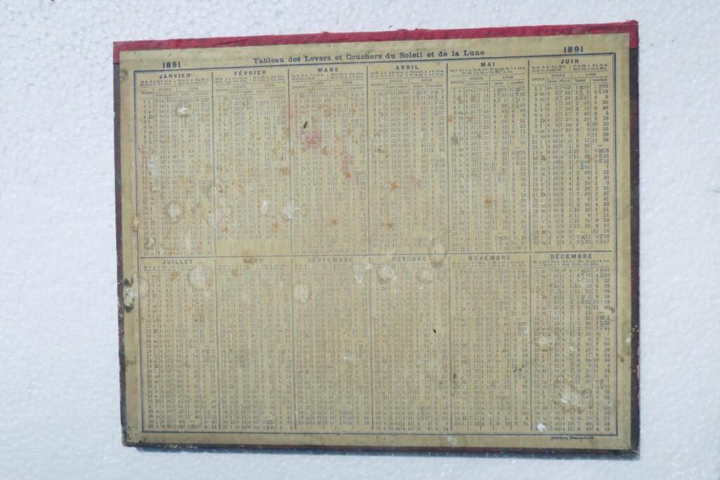 Almanach des postes et des télégraphes 1891 & 1893 joueurs de boule de Rosporden