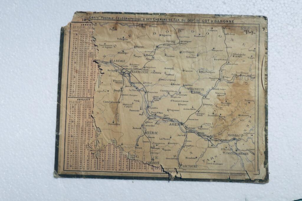 Almanach des postes et des télégraphes 1891 & 1893 joueurs de boule de Rosporden