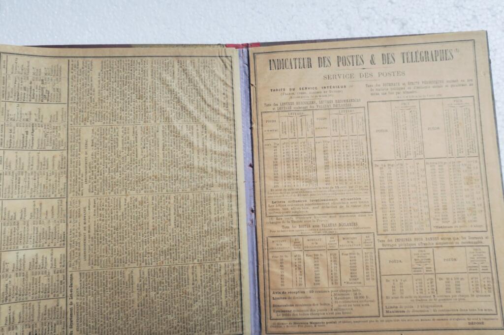 Almanach des postes et des télégraphes 1891 & 1893 joueurs de boule de Rosporden