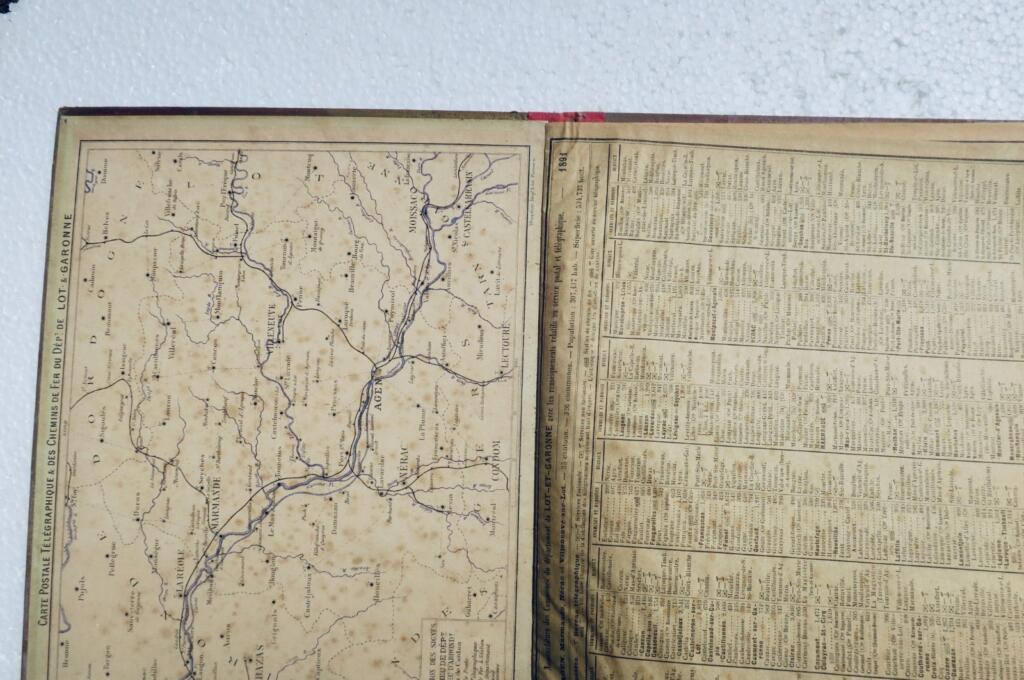 Almanach des postes et des télégraphes 1891 & 1893 joueurs de boule de Rosporden