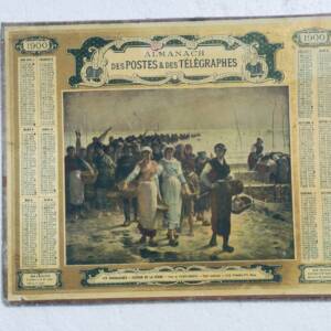 Almanach des postes et des télégraphes 1900 Retour de la pêche