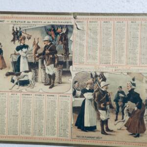 Almanach des postes et des télégraphes 1907 lot et Garonne chasse