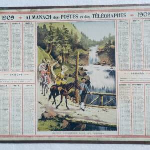 Almanach des postes et des télégraphes 1909 lot et Garonne