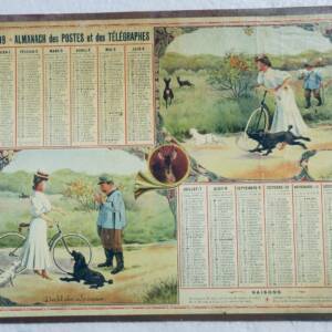 Almanach des postes et des télégraphes 1909 lot et Garonne délit de chasse