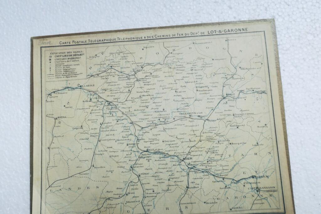 Almanach des postes et des télégraphes 1911 lot et Garonne