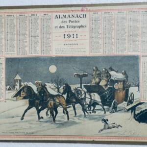 Almanach des postes et des télégraphes 1911 lot et Garonne