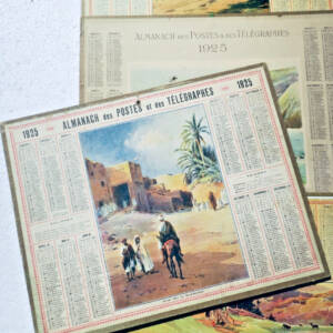 Almanach des postes et des télégraphes 1925 lot et Garonne x 4