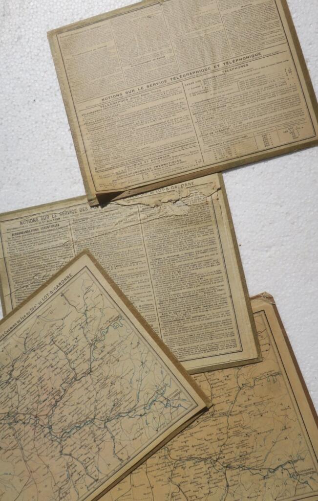 Almanach des postes et des télégraphes 1927 à 1930 lot et Garonne