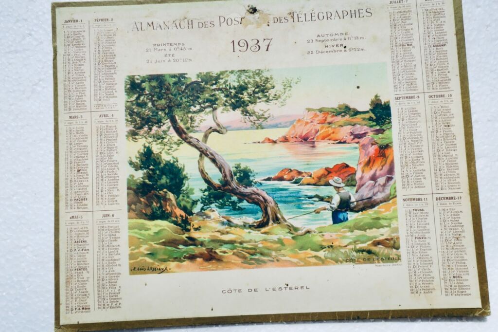 Französischer Postalmanach 1934-1937 Lot-et-Garonne